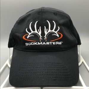Men's Black Buckmasters Adjustable Ball Cap NWOT